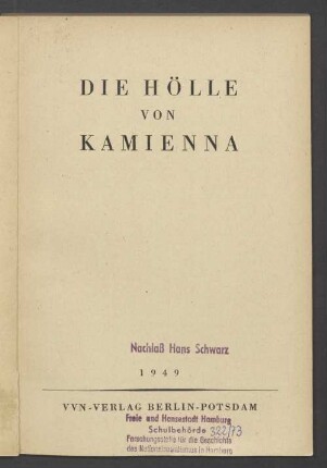 Die Hölle von Kamienna