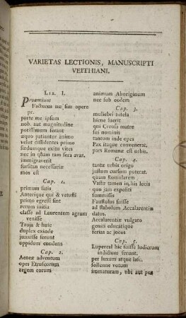 Varietas Lectionis, Manuscripti Veithiani.