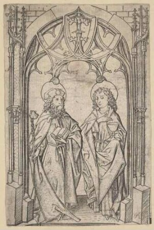 Die Apostel Jakobus der Ältere und Johannes (aus der Folge: Die zwölf Apostel paarweise)