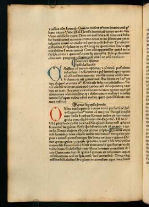 Dominica quarta. Epistola Iacobi. - Dominica ifra ascesionem domini Epistola Petri Apli.