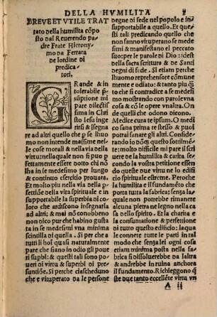 Molti devotissimi trattati ... ad esortatione delli fideli ... Christiani