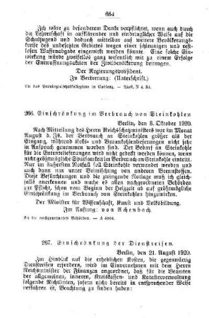 Einschränkung der Dienstreisen : [A. Behörden und Beamte]