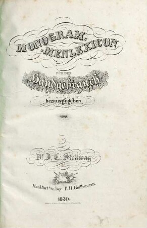 Monogrammenlexicon für den Handgebrauch
