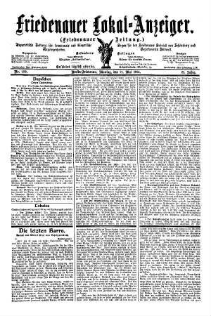 Nr. 109, 11.05.1914