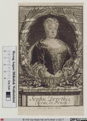 Bildnis Sophie Dorothea, Königin in Preußen, geb. Prinzessin von Braunschweig-Hannover