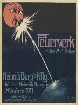 Feuerwerk aller Art liefert Heinrich Burgs Nachfolger