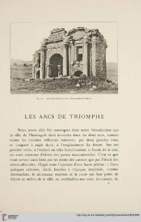 Les arcs de triomphe