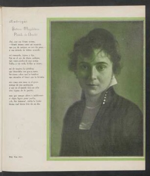 Madrigal - Señora Magdalena Pinedo de Bracht
