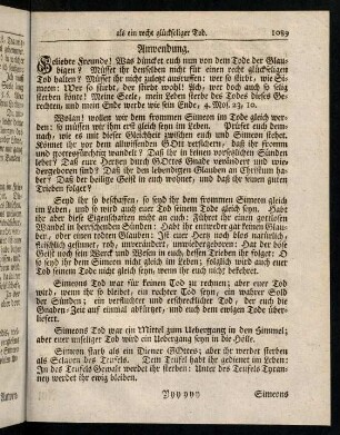 1089-1090, Anwendung; Gebet