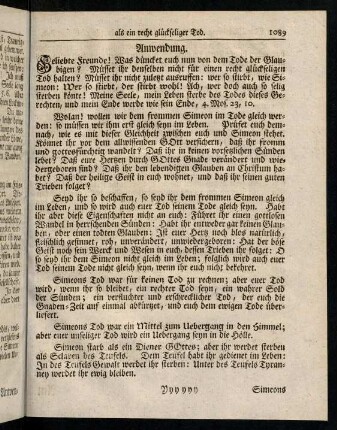 1089-1090, Anwendung; Gebet