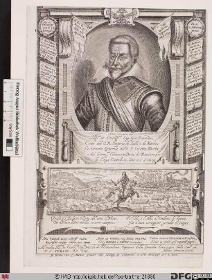 Bildnis Johann Tserclaes Tilly, 1623 Graf von