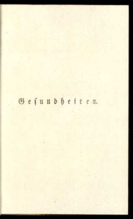 Gesundheiten