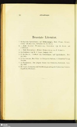 Benutzte Literatur