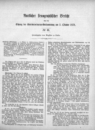 No 36, 3. Oktober 1878