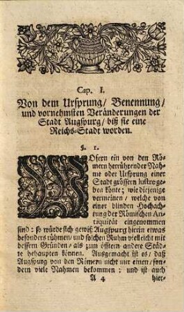 Nachricht von der Stadt Augspurg