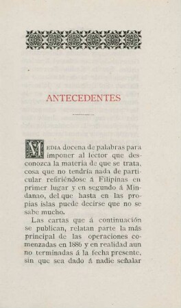 Antecedentes