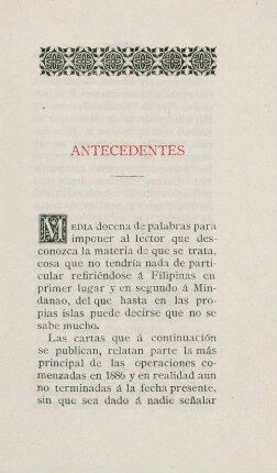 Antecedentes