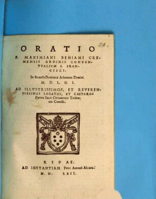 Oratio ... in secunda Dominica adventus Domini
