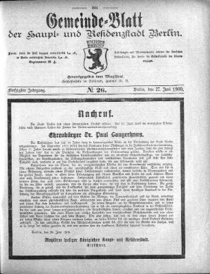 1909,26: No. 26, 27. Juni 1909