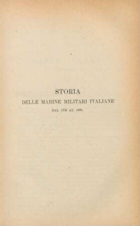 Storia delle marine militari italiane dal 1750 al 1860