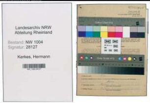 Entnazifizierung Hermann Kerkes , geb. 15.11.1904 (Schiffer)