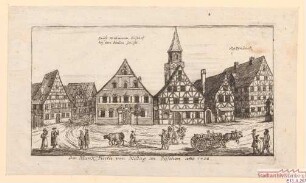 Der Marktplatz in Fürth
