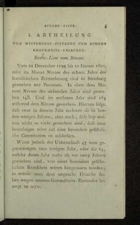 Sterbe-Liste vom Nivose.