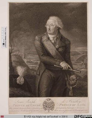 Bildnis Louis V Joseph Condé, 8. prince de C., 5. duc de Bourbon