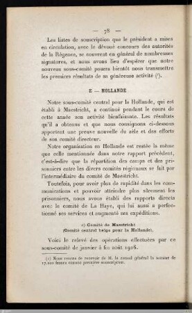 a) Comité de Maestricht