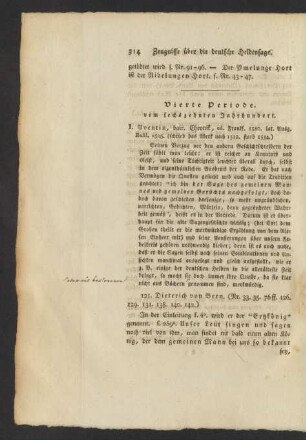 Vierte Periode, vom sechszehnten Jahrhundert.
