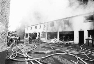 Freiburg im Breisgau: Brand bei der Firma Panasonic in der Kartäuserstraße