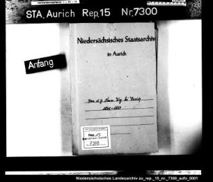 Die Unterhaltung des Neuen Weges vor Aurich