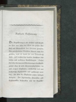 Raphaels Erscheinung