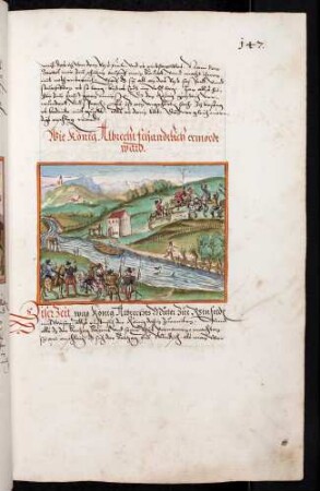 Mord an König Albrecht I. in Königsfelden bei Brugg 1308