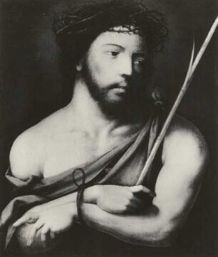 Ecce Homo (Niederländischer Meister, 1. H. 16. Jh.; Gemälde von L. Massari aus dem sog. "Prager Fund" auf der Prager Burg 1964); Prag, Nationalgalerie