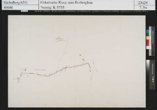 Gegend von Langenstriegis bei Hainichen mit den dort befindlichen Grubenbauen