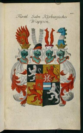 117, Wappen der Fürsten von Salm-Kyrburg