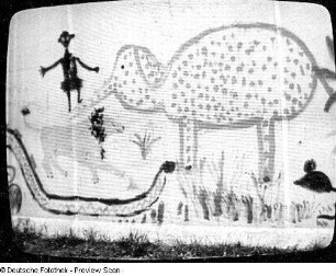 Fernsehbild der Berliner Mauer