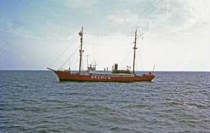 Feuerschiff "Weser 1" auf Station "Bremen"