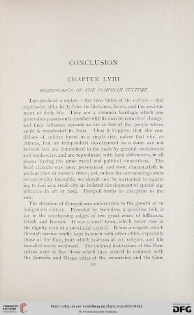 Chapter LVIII.: The Significance of the Pompeian Culture