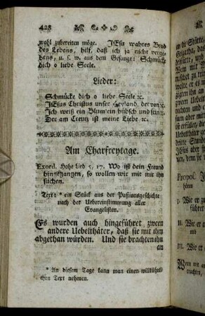 Am Charfreytage.