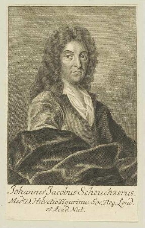 Bildnis des Johannes Jacobus Scheuchzerus