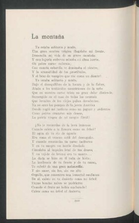 La montaña