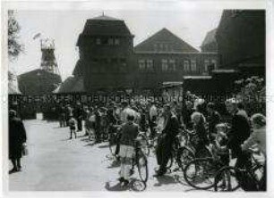 Zeche in Gelsenkirchen-Rotthausen nach dem Grubenunglück