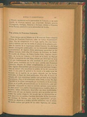 Una crónica de Francisco Contreras