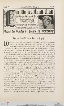 Nr. 6 (Juni 1914)