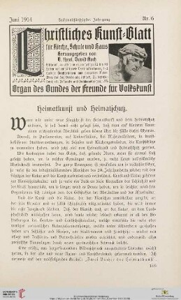 Nr. 6 (Juni 1914)