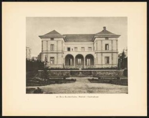 Wohnhaus Kuno Kocherthaler, Madrid: Gartenseite (aus: Alfred Breslauer, Ausgeführte Bauten 1897-1927)