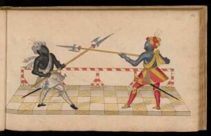 [Abb. 12] Kampf mit der Poleaxe