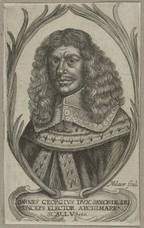 Bildnis des Ioannes Georgivs, Kurfürst von Sachsen